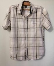 Chemisette blanche beige d'occasion  Bourg-de-Thizy