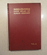 Hand Atlas of Human Anatomy, Vol.2 7th Edition HB Book by Werner Spalteholz segunda mano  Embacar hacia Argentina