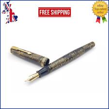 Vintage Parker Vacumatic Cutige Standardowy długopis fontanny Brązowy szerokość stalówki 14K na sprzedaż  Wysyłka do Poland