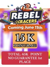 1xSlot_Monopoly_Go Event Race - REBEL RACERS (15k Point/Race) comprar usado  Enviando para Brazil