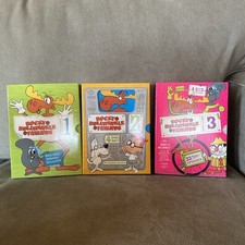 ROCKY & BULLWINKLE and Friends - The Complete Season 1, 2, 3 (DVD) Like New comprar usado  Enviando para Brazil