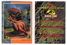 Promo- Jurassic Park Unnumbered Promo Triceratops vs Jeep, usado comprar usado  Enviando para Brazil