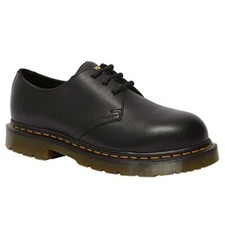 Dr. Martens, unissex 1461 biqueira de aço resistente ao deslizamento sapatos industriais leves, entrada preta comprar usado  Enviando para Brazil