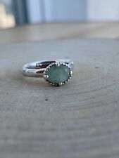 Silver ring with a natural emerald, 925 silver * Spinning Jewellyre, używany na sprzedaż  PL