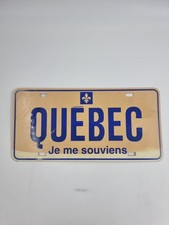 Plaque québec souviens d'occasion  Valleiry