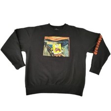 Usado, Moletom Nickelodeon Graphic Bob Esponja Calça Quadrada Preto Manga Comprida GRANDE comprar usado  Enviando para Brazil