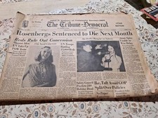 Full tribune democrat for sale  Burlington
