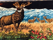 Vtg velvet tapestry for sale  Roseburg