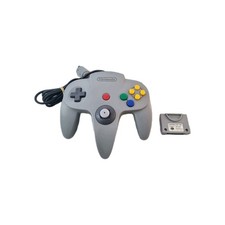 Controle Nintendo 64 N64 genuíno cinza NUS-005 + pacote de controle frete grátis comprar usado  Enviando para Brazil