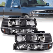 Black headlights bumper for sale  West Sacramento