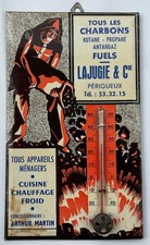 Ancien thermomètre charbon d'occasion  Tigy
