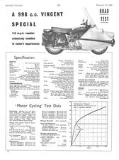 1960 vincent roadster for sale  SIDCUP