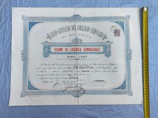 Diploma liceo ginnasio usato  Lagonegro
