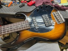 2018 Ernie Ball Music Man Stingray HS pescoço através de 5 cordas baixo com VÍDEO comprar usado  Enviando para Brazil