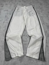 Nike Vintage Spodnie dresowe Baggy Open nogawki Białe (M) na sprzedaż  Wysyłka do Poland