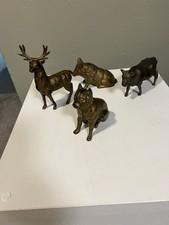 Usado, Lote de 4 bancos de ferro fundido para vaca, buldogue, porco com arco, veado comprar usado Usado, Lote de 4 bancos de ferro fundido para vaca, buldogue, porco com arco, veado comprar usado  Enviando para Brazil