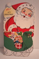 Vintage christmas greeting for sale  Exeter