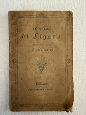 Libretto opera nozze usato  Milano