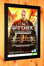 The Witcher 2 Assassins of Kings Xbox 360 raro promocional pequeno pôster/anúncio emoldurado comprar usado  Enviando para Brazil