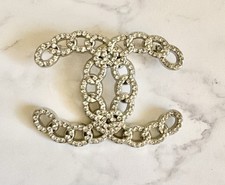 Chanel silver rhinestone for sale  Oklahoma City
