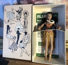 Flagg And Company, INC - Boneca Hula Dancer Girl pintada à mão 7” na caixa comprar usado  Enviando para Brazil