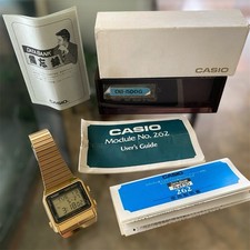 Vintage Anos 80 CASIO Ouro DB-500G Digital TELEMEMO 50 Relógio Banco de Dados ~ Modelo 262, usado comprar usado  Enviando para Brazil