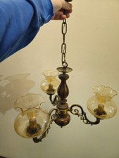 Lampadario sospensione legno usato Lampadario sospensione legno usato  Zugliano