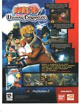 Naruto Uzumaki Chronicles Pubblicità 2007 PS2 Italian Magazine Advertising 29x21 comprar usado  Enviando para Brazil