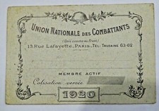 Carte union nationale d'occasion  France