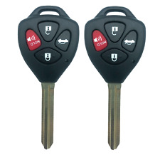Usado, 2 por 2010 2011 2012 2013 Toyota Corolla Sem Chave Carro Controle Remoto Sem Cortes Chaveiro Chip G comprar usado  Enviando para Brazil