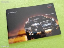 Plaquette audi rs4 d'occasion  France