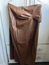 Leather skirt size for sale  TWICKENHAM