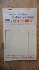 Carnet publicitaire quinquina d'occasion  Champagnac-le-Vieux