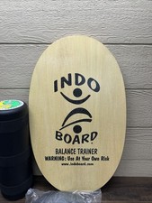 Usado, Lote de conjunto de surf de madeira tapete almofada de ar rolo treinamento equilíbrio original placa indo comprar usado  Enviando para Brazil