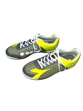 Tênis de futebol para área interna Diadora tamanho 9,5 cinza branco amarelo comprar usado  Enviando para Brazil