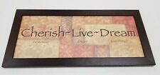 Framed cherish live for sale  Algona