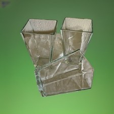Glas glasvase viereckige gebraucht kaufen  Wallhausen