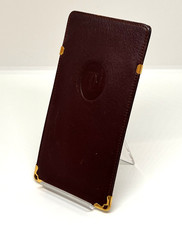 Vintage Cartier Paris Bordeuex Couro Borgonha Óculos Macios Estojo Manga Japão comprar usado Vintage Cartier Paris Bordeuex Couro Borgonha Óculos Macios Estojo Manga Japão comprar usado  Enviando para Brazil