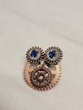 Broche Steampunk Gear rosto olho azul. Pin ou pingente steampunk exclusivo Steampunk  comprar usado  Enviando para Brazil