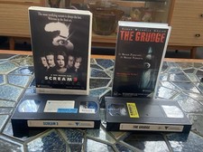 THE GRUDGE VHS Ex Rental Tape 2004 + SCREAM 3 VHS Ex Rental Video Tape Terror, usado comprar usado  Enviando para Brazil