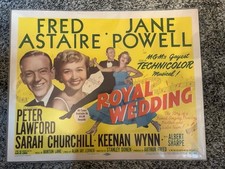 Cartão de título de filme vintage “casamento real” 1951 Fred Astaire Jane Powell comprar usado  Enviando para Brazil