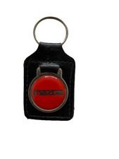 Black leather keyring for sale  LEICESTER