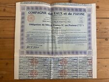 Compagnie eaux ozone d'occasion  Paris-