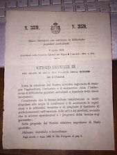 Regio decreto che usato  Ferrara