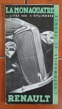Dépliant renault monaquatre d'occasion  Vendôme