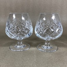 Pair cut crystal for sale  CAERPHILLY