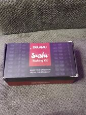 Kit de fabricação de sushi, Delamu upgrade 22 em 1 kit de rolo para fazer sushi comprar usado  Enviando para Brazil