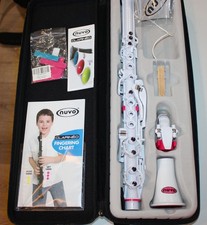 Clarinete de plástico para iniciantes Nuvo Clarinéo – Branco/vermelho – Conjunto completo com estojo, palheta comprar usado  Enviando para Brazil