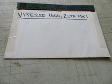 Triumph vitesse 1600 for sale  RHYL