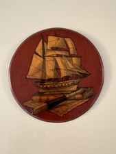 Wooden wall plaque for sale  Clover